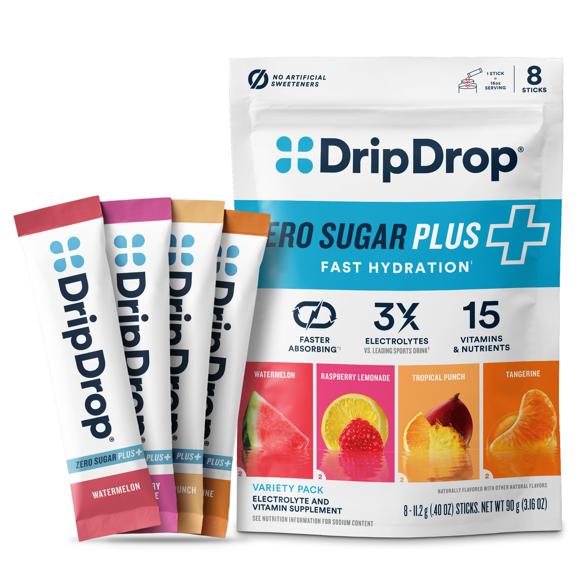 dripdrop-zero-sugar-plus-watermelon-tangerine-tropical-punch-raspberry-lemonade-16-oz-sticks-8-count-n2 Pouch_8ct_Front16ozSticks_VSPlus_Variety_A.png