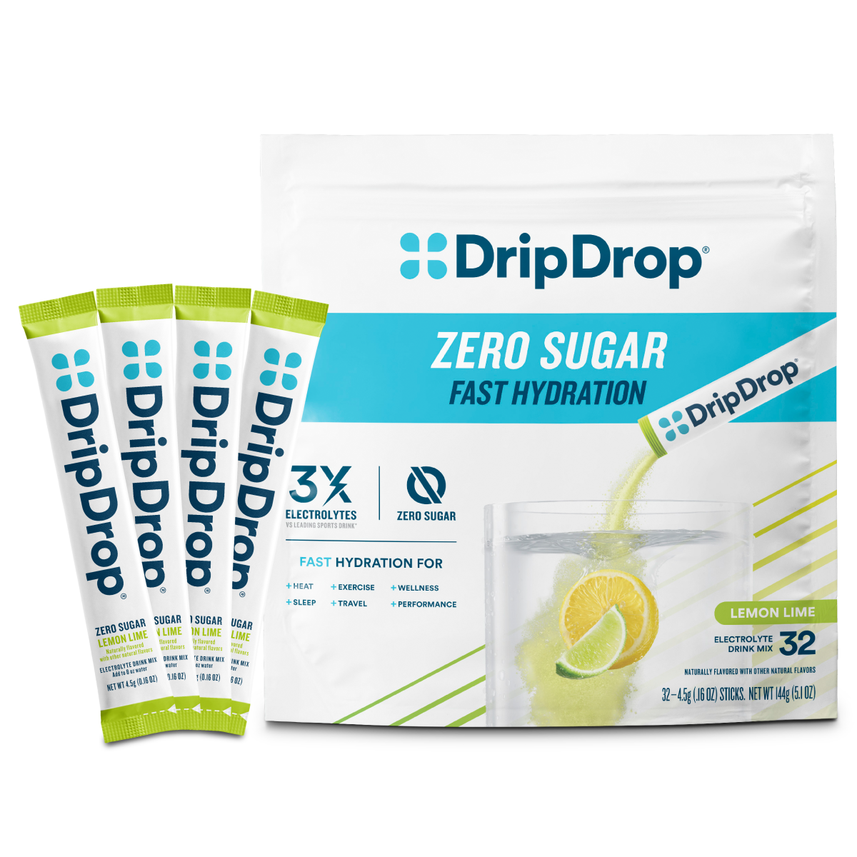 dripdrop-zero-sugar-lemon-lime-electrolyte-powder-8-oz-sticks-32-count-g6 Zero_Lemon_Lime_-_32ct_-_Transparent.png